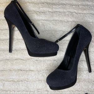 Fendi sparkle glittery pumps w/ box. Authentic 100%.